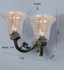 Antique Golden Metal Wall Lamp