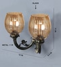Antique Golden Metal Wall Lamp