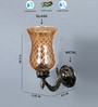 Antique Golden Metal Wall Lamp