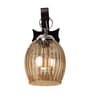 Black Wooden Wall Lamp