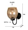 Black Iron Wall Lamp