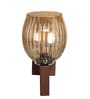 Brown Wooden Wall Lamp