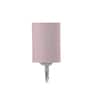 Grey cotton Wall mounted Lamp Steel Base