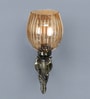 Antique Golden Metal Wall Lamp