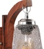 Brown Wooden Wall Lamp