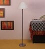 New Era White  Conical  Designer Steel Floor Lamp For Home Decor