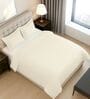New Ivory Solid 400 TC Cotton Double Sized Duvet Cover