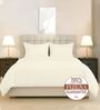 New Ivory Solid 400 TC Cotton Double Sized Duvet Cover