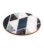 New Mosaic  Multicolor (9" Dia) MDF Wood 1Pc Trivets