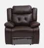 New Orlean 1 Seater Motorized Recliner in Cherry Brown