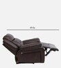 New Orlean 1 Seater Motorized Recliner in Cherry Brown