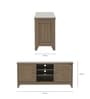 New York American Tv Unit In Beige Finish