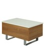 New York Coffee Table with Elevating Top & Storage in Dual Colour
