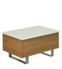 New York Coffee Table with Elevating Top & Storage in Dual Colour