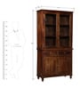 Leboeuf Crockery Cabinet in Provincial Teak Finish