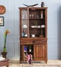 Leboeuf Crockery Cabinet in Provincial Teak Finish