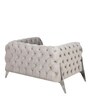 Newscala Fabric 1 Seater Sofa in Beige Colour