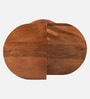 Newton Mango Wood End Table In Tubbaq Finish