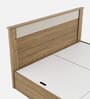 Nexon Queen Size Bed in Classic Oak Melamine Finish With Box Storage