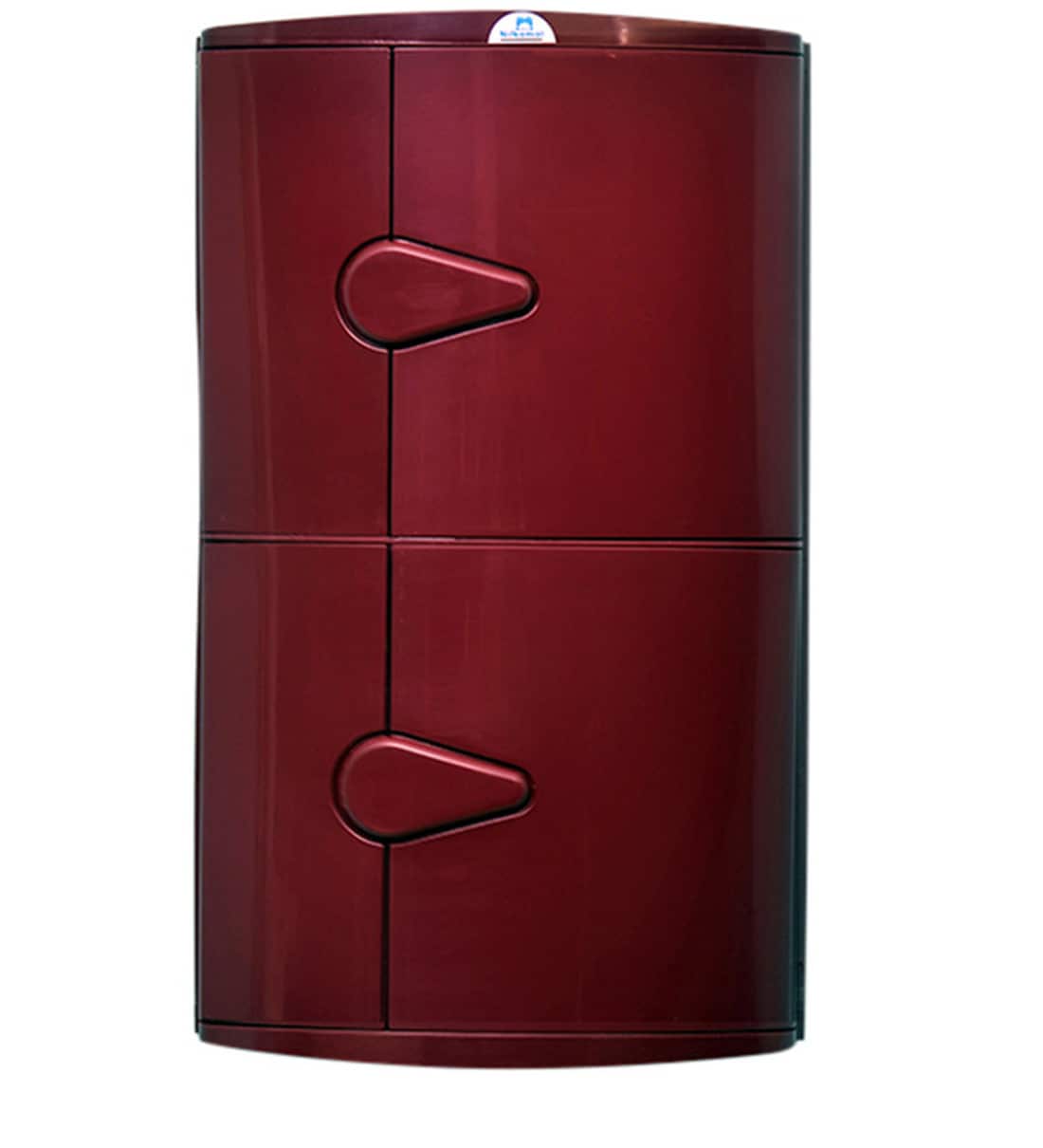 Buy Plastic Maroon 2 Compartment Bathroom (L 23, W 14, H 11