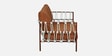 Niewood Metal 3 Seater Outfoor Sofa In Brown Colour