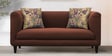 Niki Fabric 2 Seater Sofa in Coffee Brown Colour
