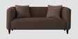 Niki Fabric 2 Seater Sofa In Coffee Brown Color