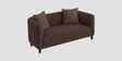 Niki Fabric 2 Seater Sofa In Coffee Brown Color