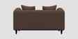 Niki Fabric 2 Seater Sofa In Coffee Brown Color