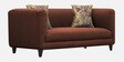 Niki Fabric 2 Seater Sofa in Coffee Brown Colour