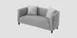 Niki Fabric 2 Seater Sofa In Lit Grey Color