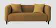 Niki Fabric 2 Seater Sofa in Mustard Yellow Colour