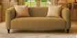 Niki Fabric 2 Seater Sofa in Mustard Yellow Colour