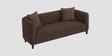 Niki Fabric 3 Seater Sofa In Coffee Brown Color