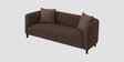 Niki Fabric 3 Seater Sofa In Coffee Brown Color