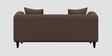 Niki Fabric 3 Seater Sofa In Coffee Brown Color