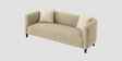 Niki Fabric 3 Seater Sofa In Ivory Cream Color