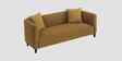 Niki Fabric 3 Seater Sofa in Mustard Yellow Colour