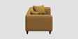 Niki Fabric 3 Seater Sofa in Mustard Yellow Colour