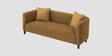 Niki Fabric 3 Seater Sofa in Mustard Yellow Colour