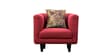 Niki Fabric 3+1+1 Sofa Set In Blood Maroon Colour