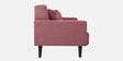 Nikko Velvet 3 Seater Sofa In Dark Pink Colour