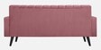 Nikko Velvet 3 Seater Sofa In Dark Pink Colour