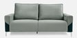 Boston Leatherette 3 Seater Sofa in Grey & Blue Colour