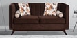 Serena Fabric 2 Seater Sofa in Brown Colour