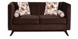 Serena Fabric 2 Seater Sofa in Brown Colour