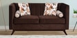 Serena Fabric 2 Seater Sofa in Brown Colour