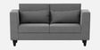 Nipul Fabric 2 Seater Sofa in Charcoal Grey Colour