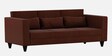 Nipul Fabric 3 Seater Sofa in Coffee Brown Colour