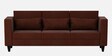 Nipul Fabric 3 Seater Sofa in Coffee Brown Colour